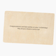 Personal Message Engraving
