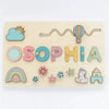 Rainbow personalized name puzzle